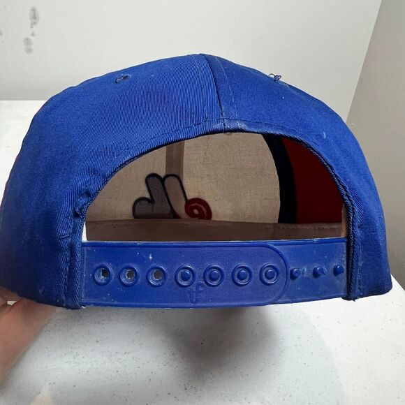 Vintage Montreal Expos Pinwheel Snapback Hat MLB Baseball Ted Fletcher Triple A - Picture 9 of 10